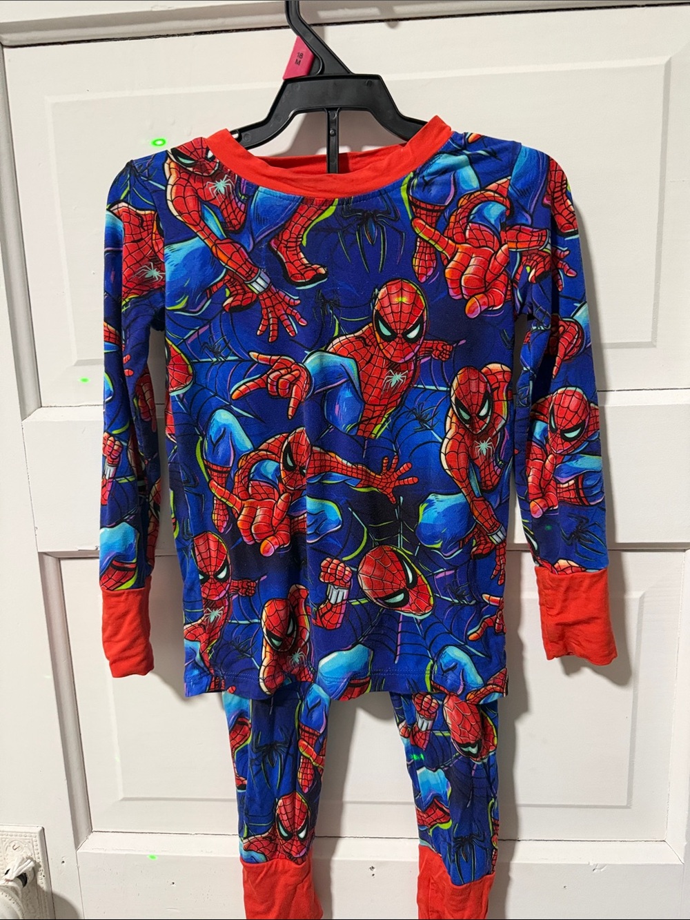 Bamboo Boys Spider-Man Blue & Red Pajama Set